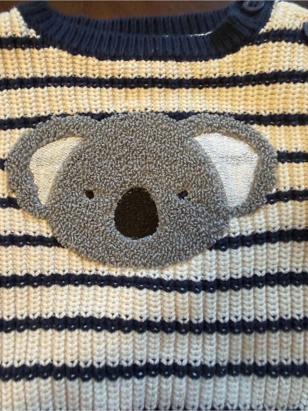 Little Lad 6-9 M Boy’s 2-Piece Set Koala Knit Pants and Top